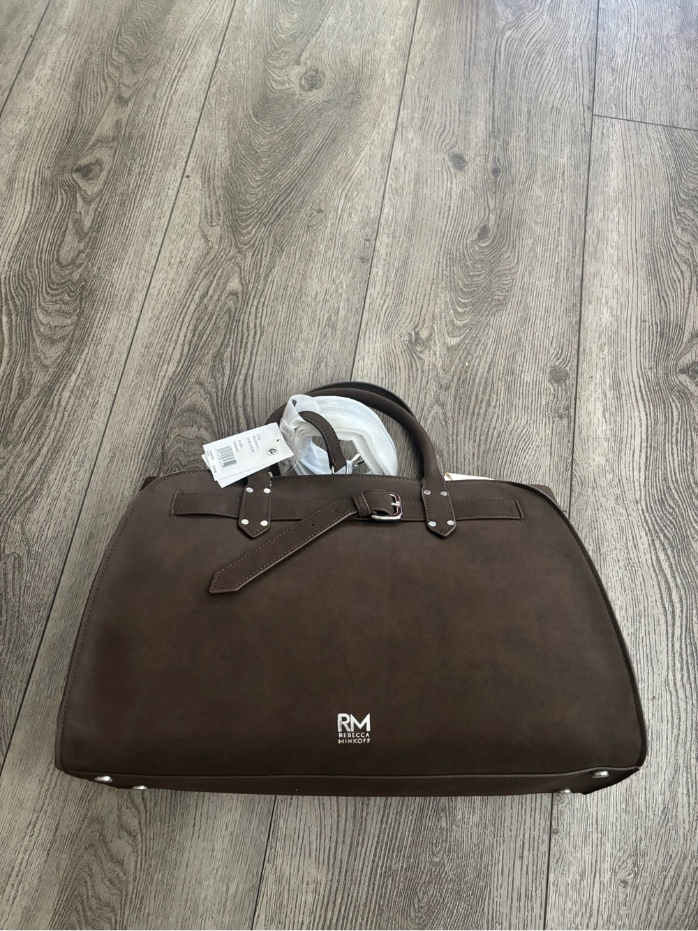 Rebecca Minkoff Dark Brown Leather Duffel Bag